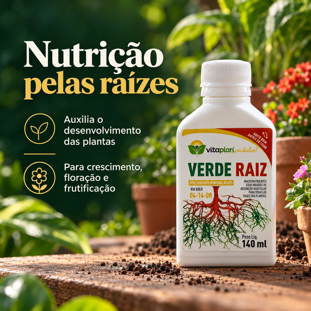 Fertilizante Verde Raiz 140ml - Vitaplan