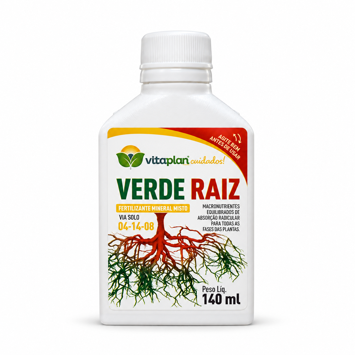 Fertilizante Verde Raiz 140ml - Vitaplan
