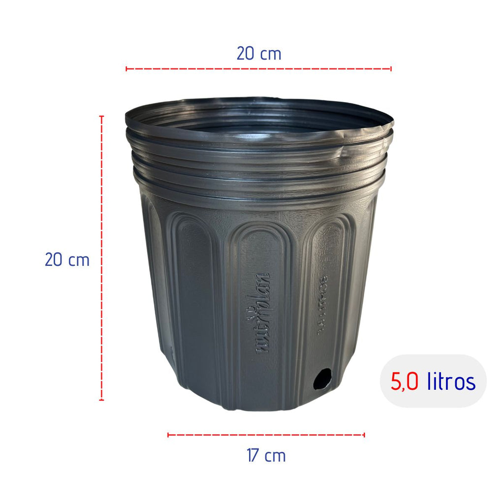 Embalagem para Muda 5 Litros Nutriplan - 25 unid.