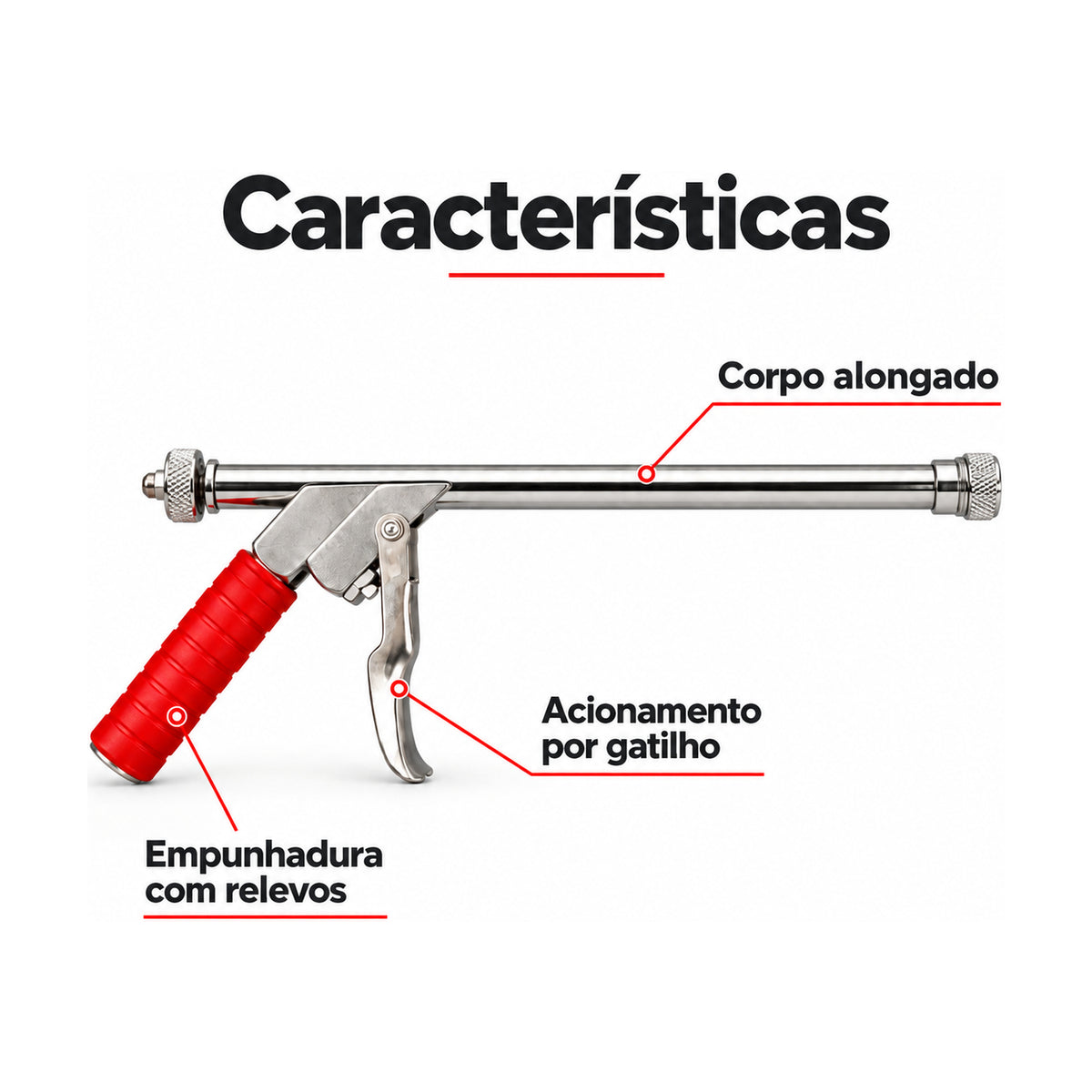 Pistola para Pulverização HZ-40GT com Gatilho - Yamaho