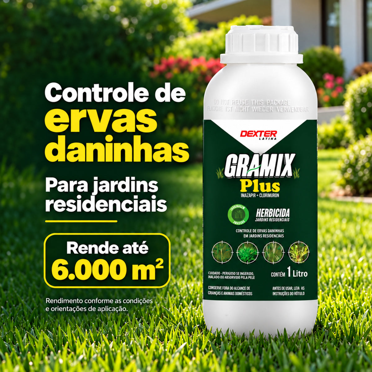Gramix Plus Herbicida Seletivo 1 Litro