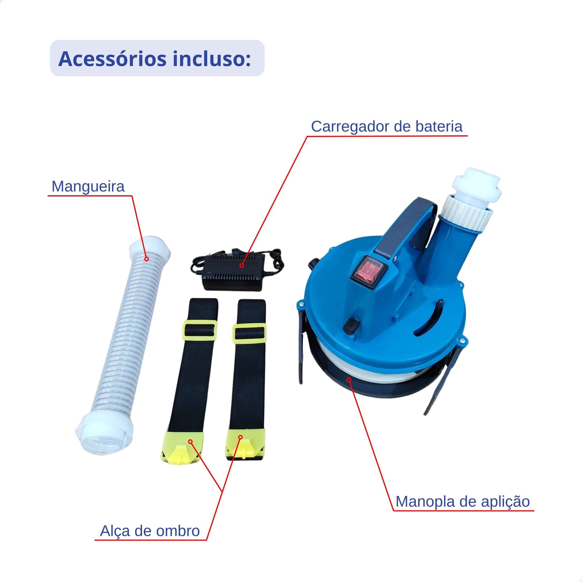 Adubadeira 20 Litros com Manopla Dispersora - Yamaho - Zanagro