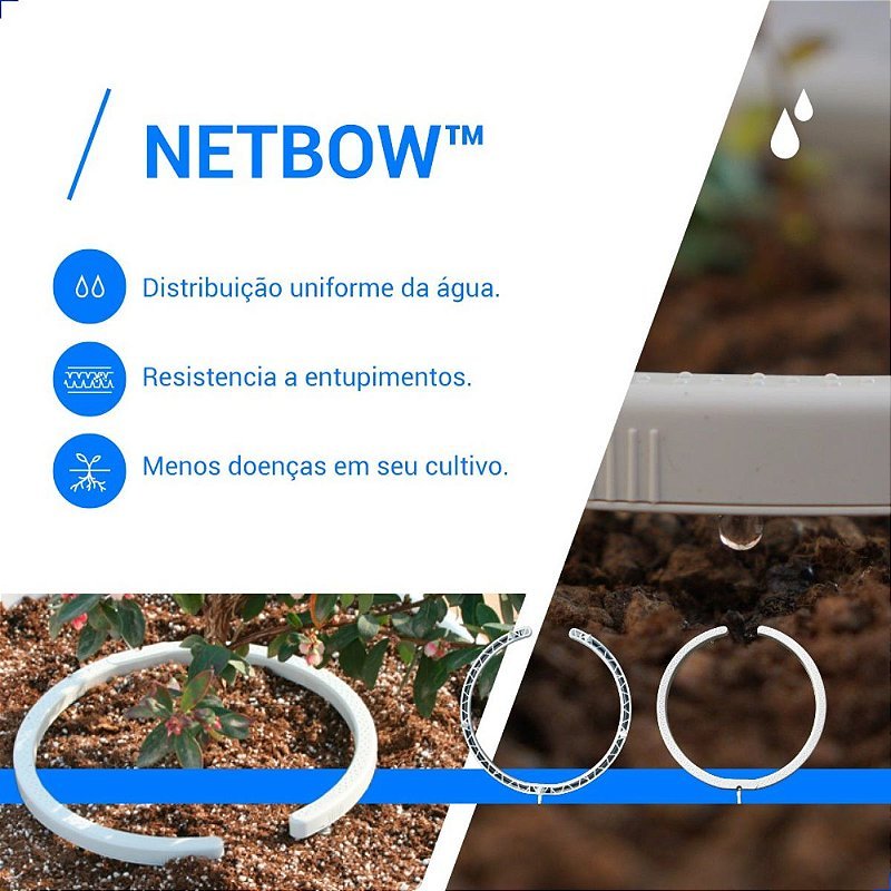 Arco Gotejador Netafim Netbow 25cm 8 Saídas - Zanagro