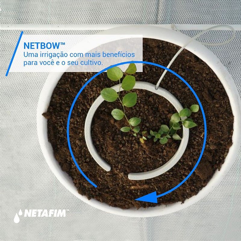Arco Gotejador Netafim Netbow 25cm 8 Saídas - Zanagro