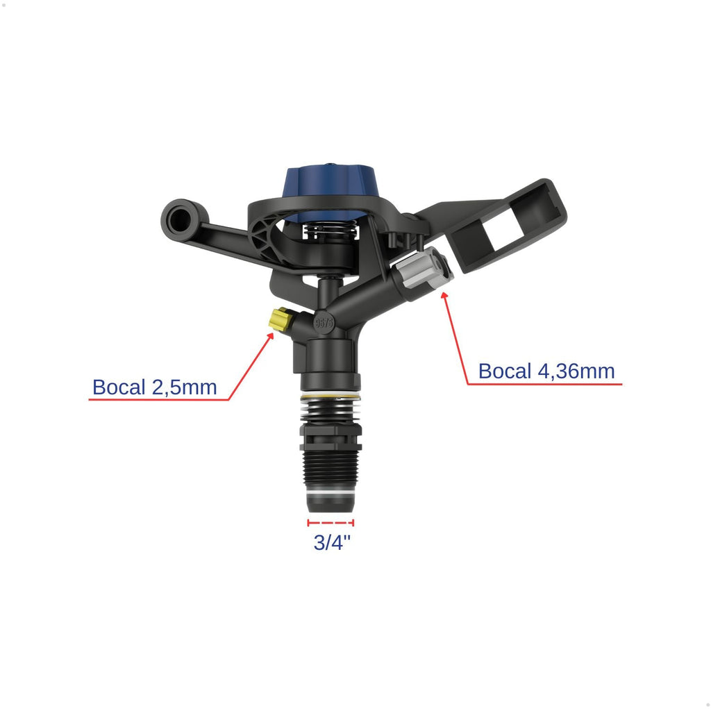 Aspersor D - Net 9575 Netafim 1.600 l/h Rosca 3/4" - Zanagro