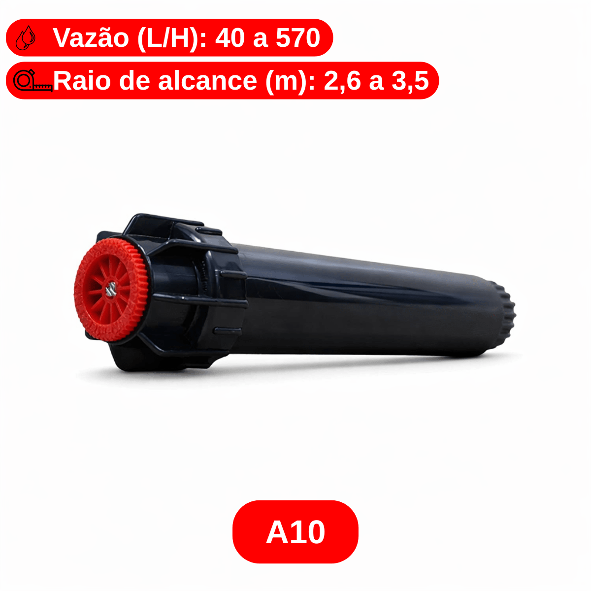 Aspersor Subterrâneo Pop - Up Hunter PS Ultra - 04 - 05 unid. - Zanagro