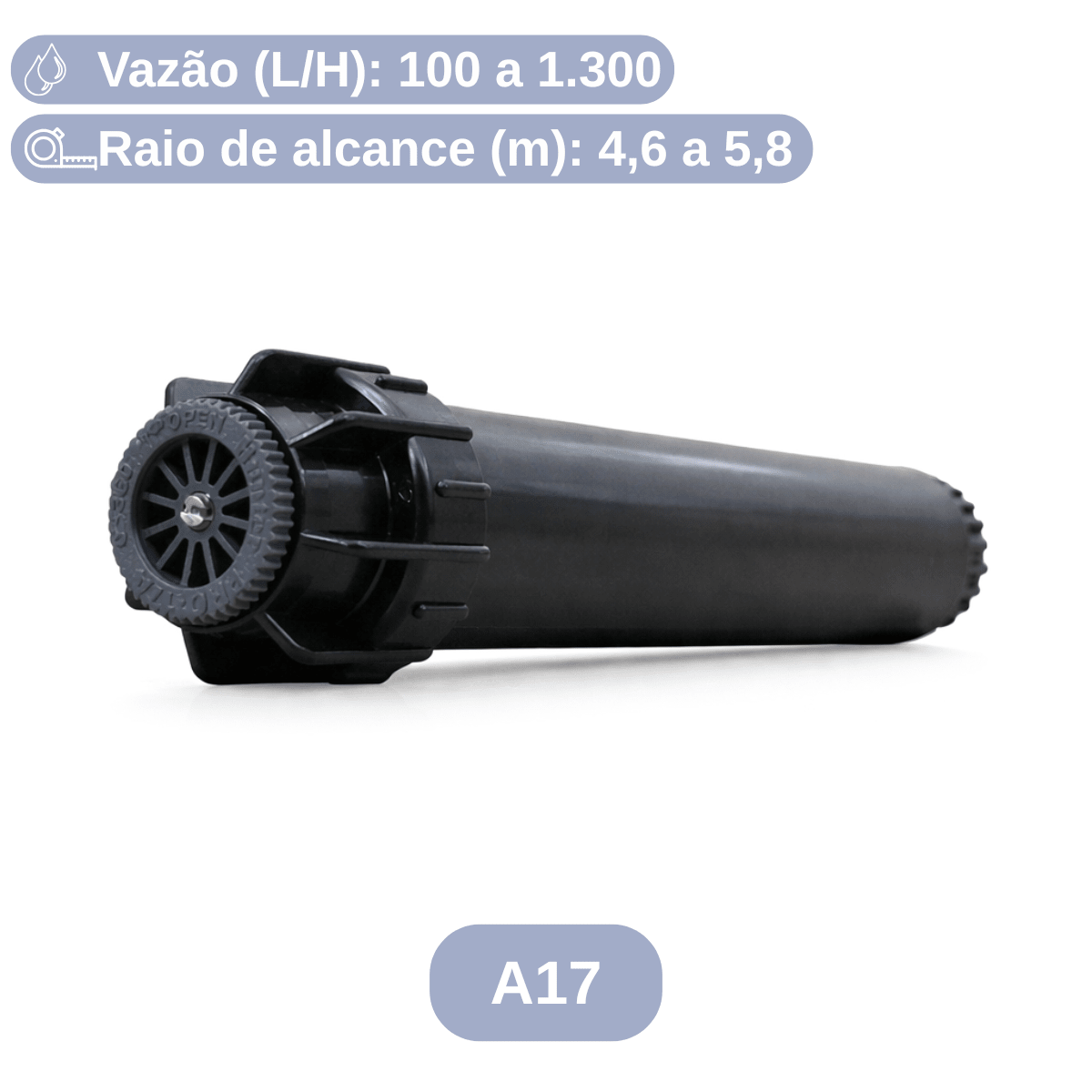 Aspersor Subterrâneo Pop - Up Hunter PS Ultra - 04 - 05 unid. - Zanagro