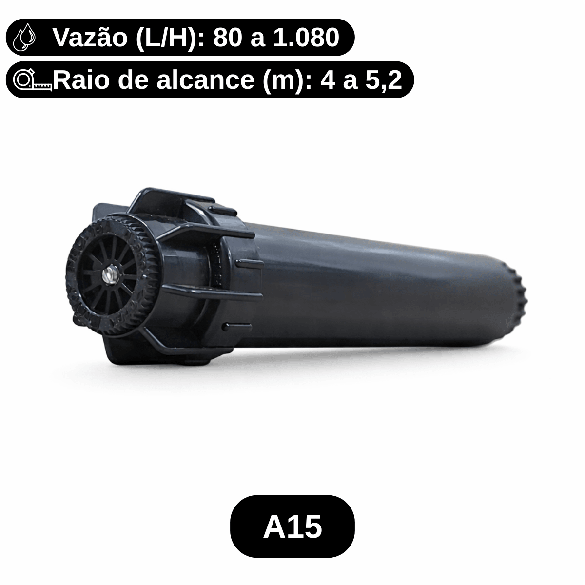 Aspersor Subterrâneo Pop - Up Hunter PS Ultra - 04 - 05 unid. - Zanagro