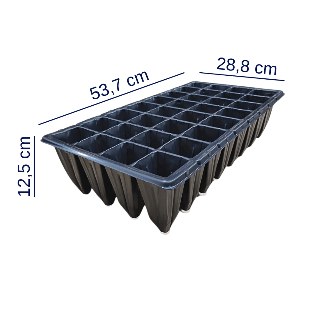 Bandeja 32 Células Quadrada com Aba Nutriplan 230ml - 50 unid - Zanagro