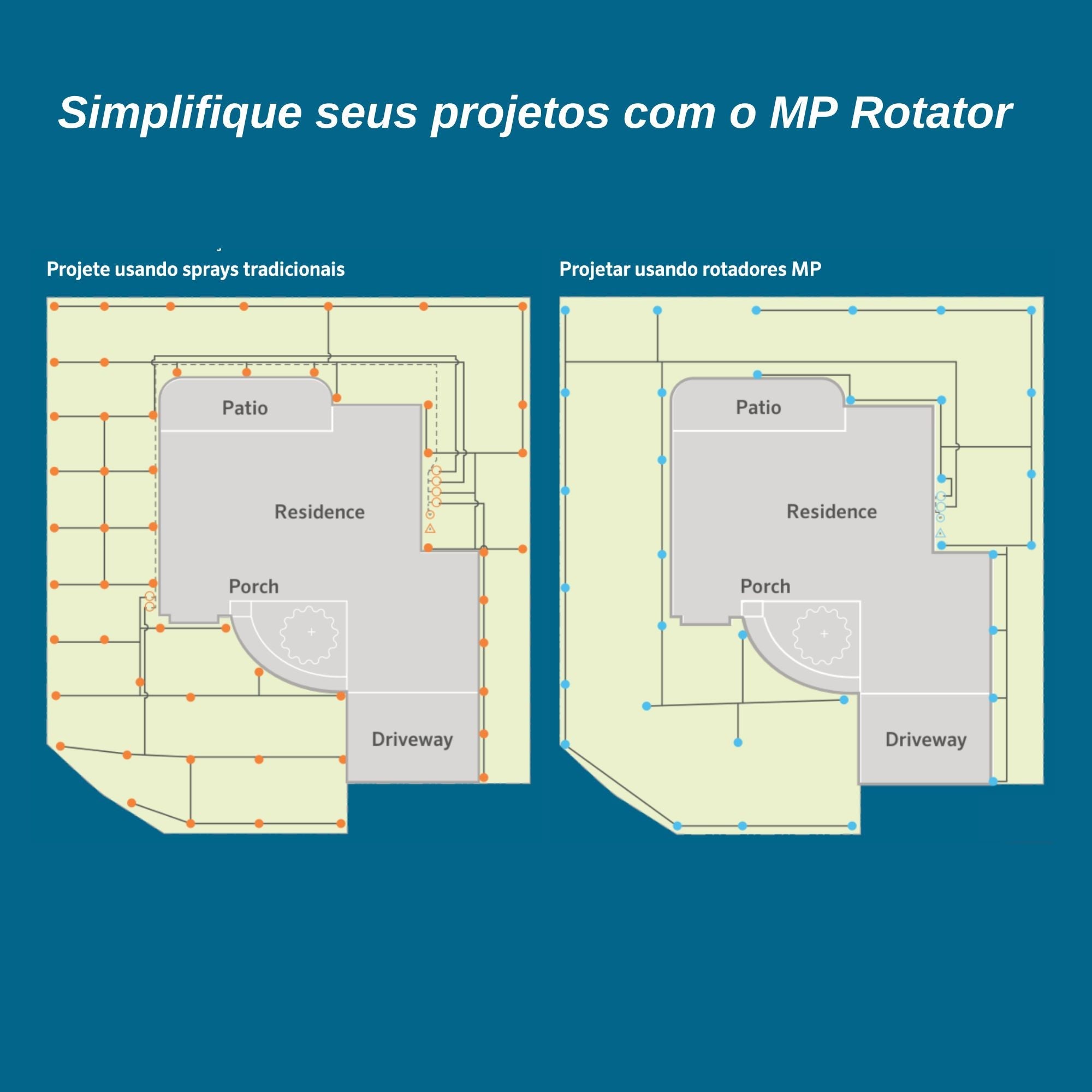 Bocal Padrão para Aspersor MP Rotator - Zanagro