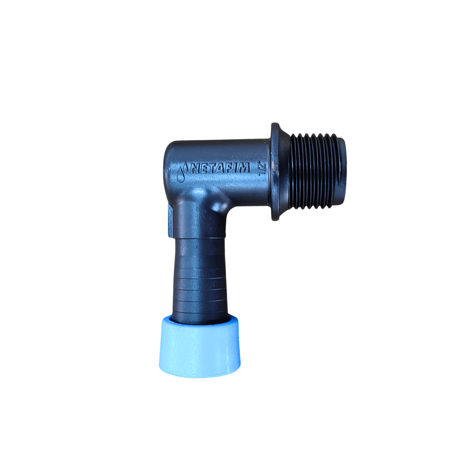 Conector Cotovelo Anel Azul 16mm x 1/2" para Flexnet - Zanagro