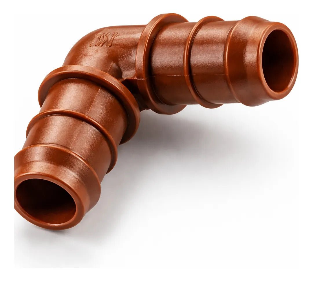 Conector Cotovelo Dentado 16mm Azud Fit Plus - 50 unid. - Zanagro