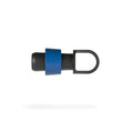 Conector Final 16mm com Anel Azul Netafim - 50 unid. - Zanagro