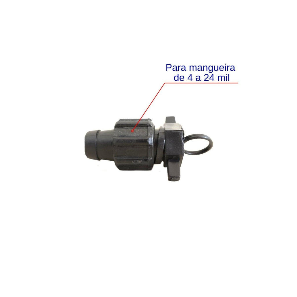 Conector Inicial com Rosca 3/4'' + Final de linha 16mm - Zanagro