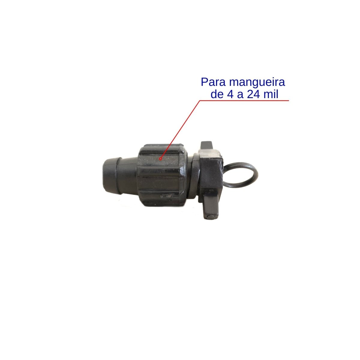 Conector Inicial com Rosca 3/4'' + Final de linha 16mm - Zanagro