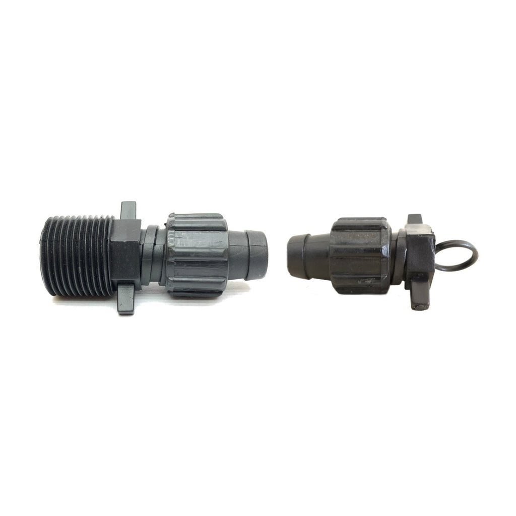 Conector Inicial com Rosca 3/4'' + Final de linha 16mm - Zanagro