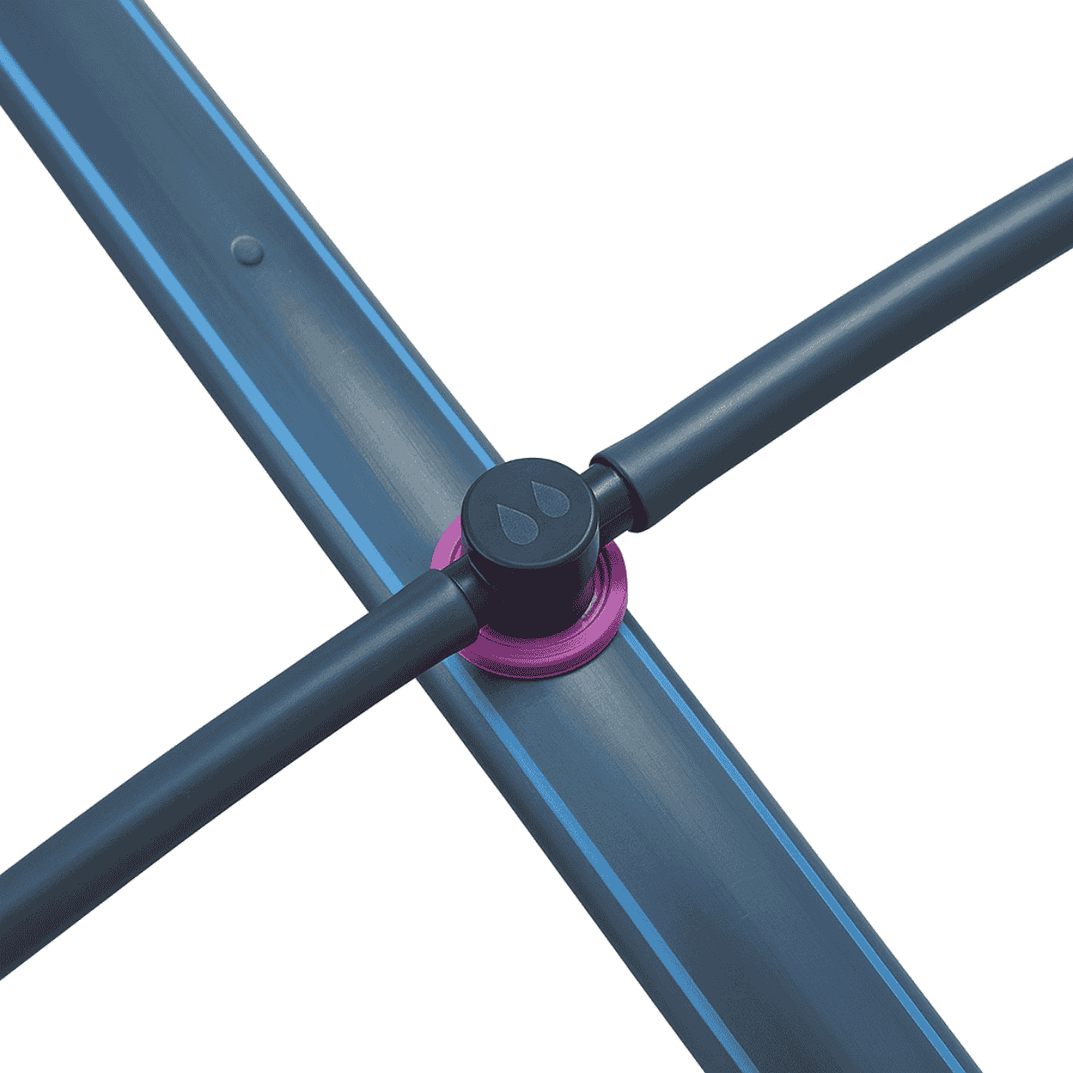 Conector Manifold 2 Saídas Flat Netafim - 50 unid. - Zanagro
