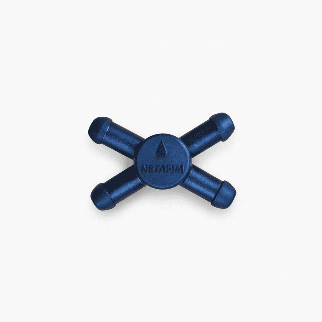 Conector Manifold 4 Saídas Flat Netafim - 50 unid. - Zanagro