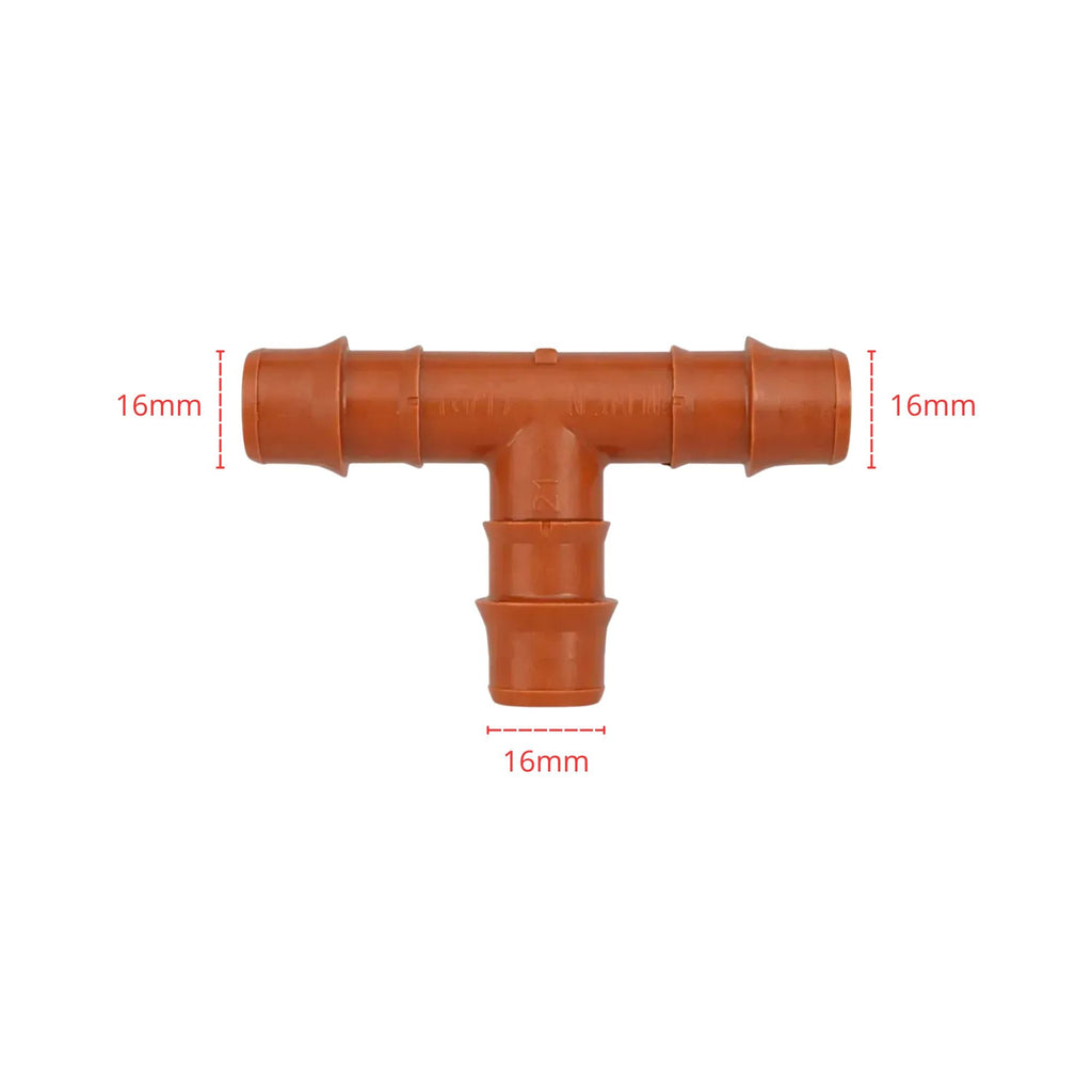 Conector Tê Dentado 16/17mm Netafim - 10 unid. - Zanagro