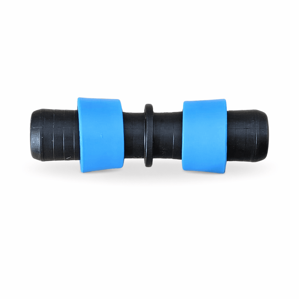 Conector União 16mm com Anel Azul Netafim - 25 unid. - Zanagro
