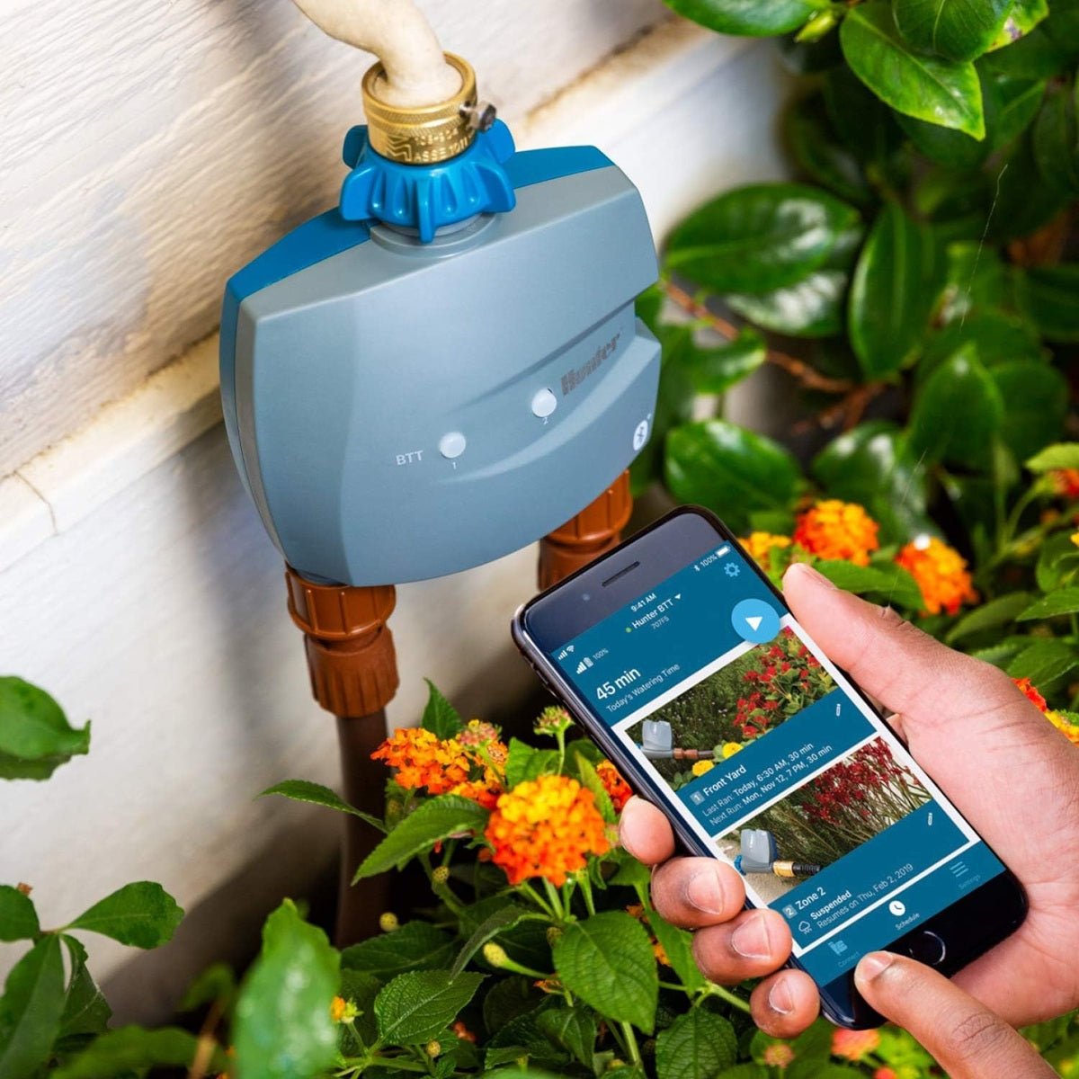 Controlador Bth Hunter Btt - 201 2 Setores p/ Torneira 3/4" - Zanagro