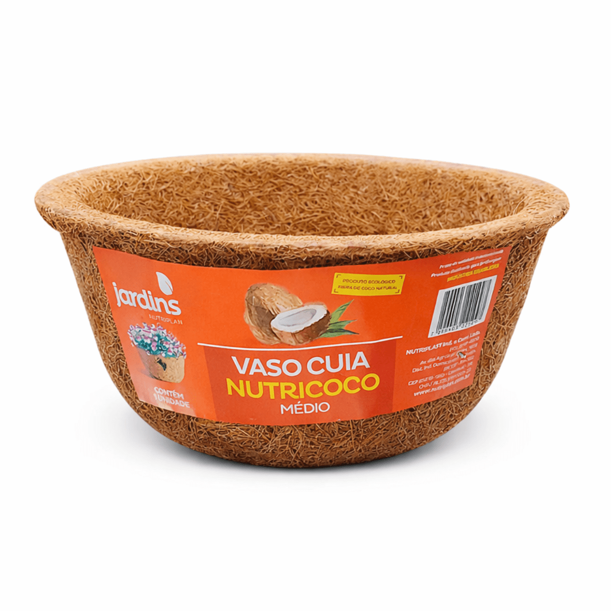 Cuia Fibra de Coco Nutriplan Média - Zanagro