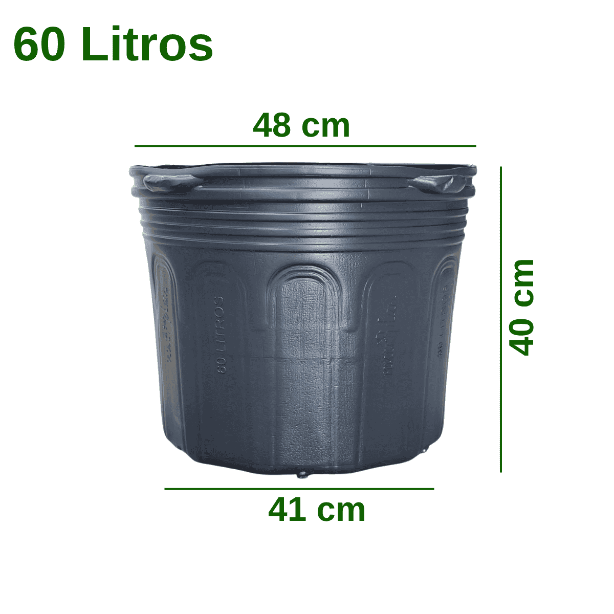 Embalagem para Muda 60 Litros com Alça Nutriplan - 5 unid. - Zanagro