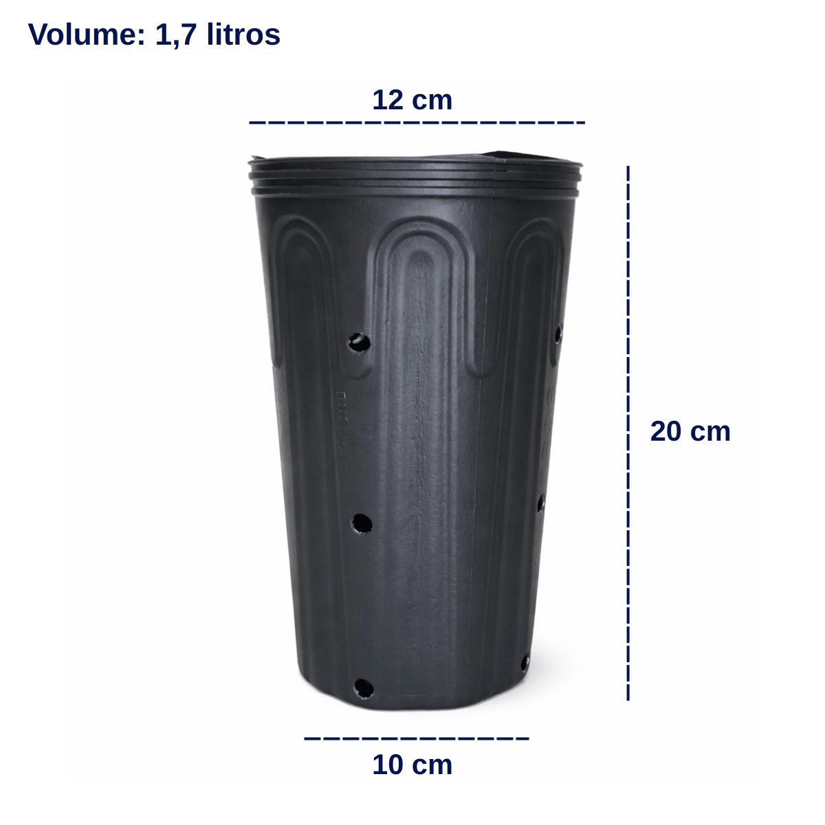 Embalagem para Mudas 1,7 Litros Nutriplan - 100 unid - Zanagro