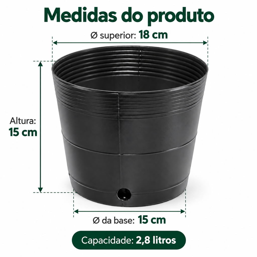 Embalagem para Mudas 2,8 Litros Nutriplan