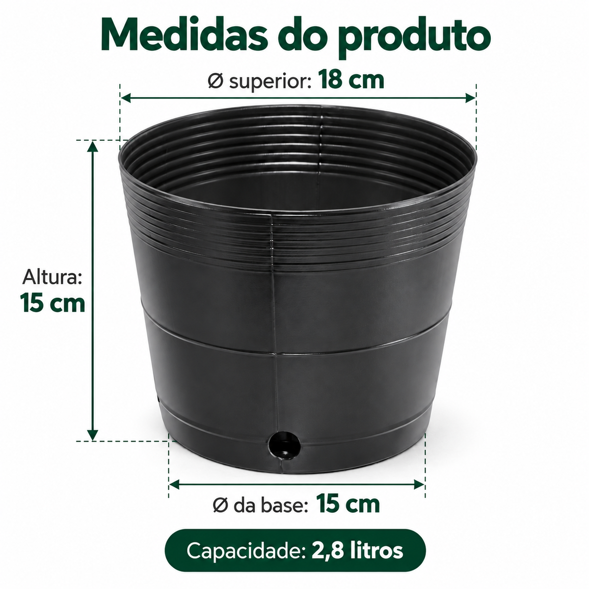 Embalagem para Mudas 2,8 Litros Nutriplan