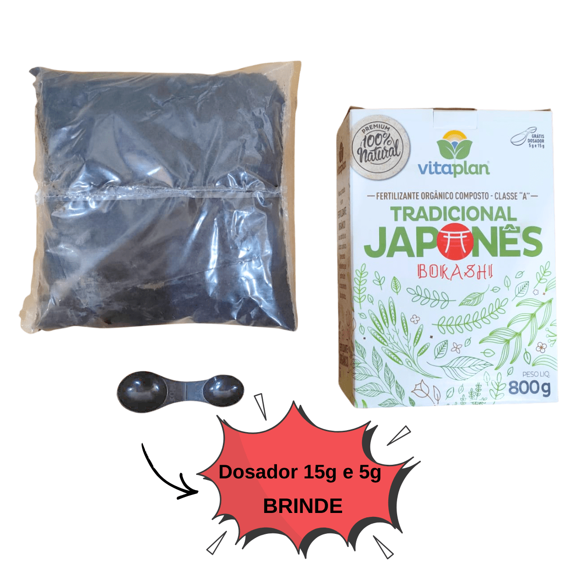 Fertilizante Composto Tradicional Japonês 800g - Zanagro