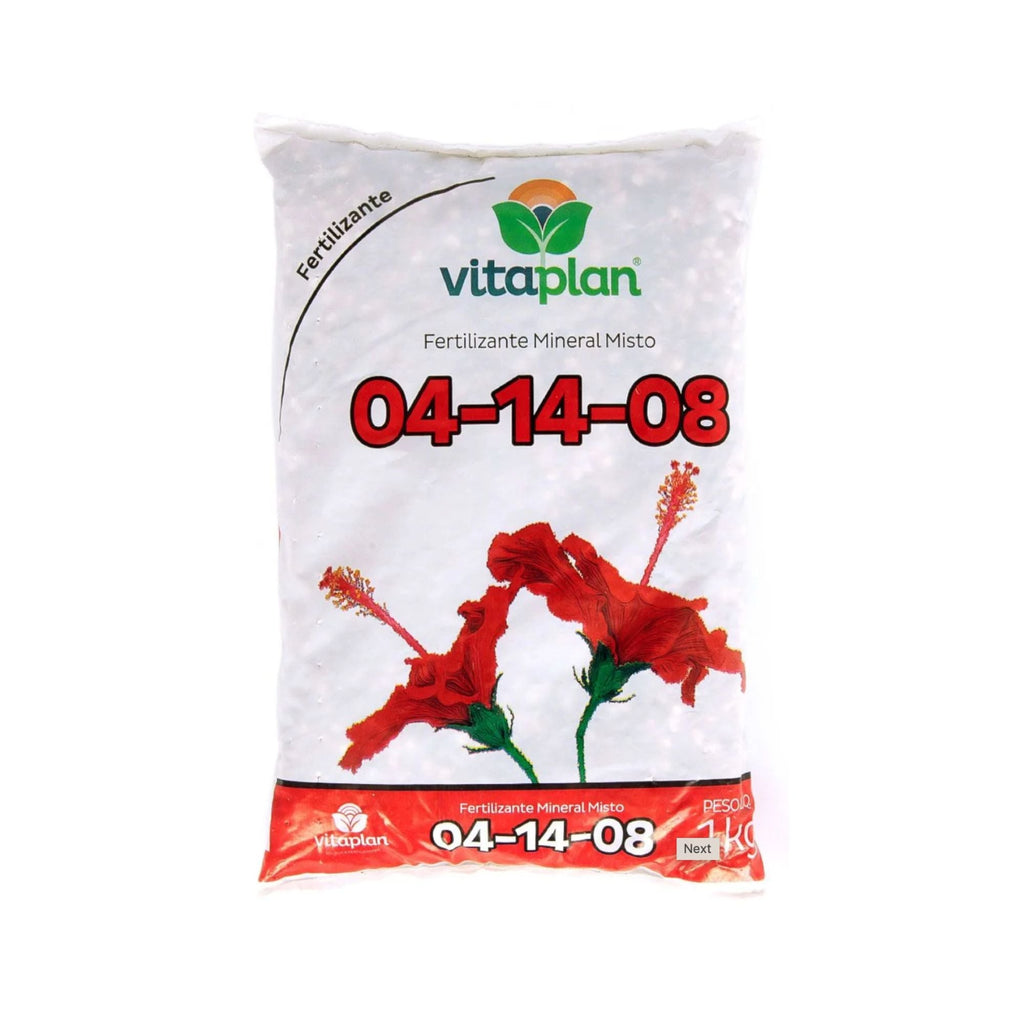 Fertilizante Mineral NPK 4 - 14 - 8 1kg - Vitaplan - Zanagro