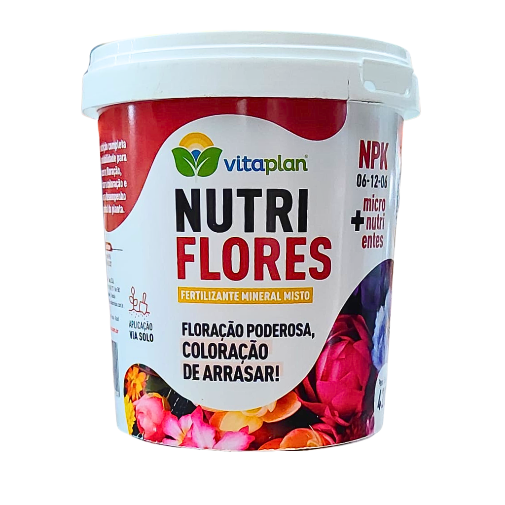 Fertilizante Premium para Flores NutriFlores Vitaplan 420g - Zanagro