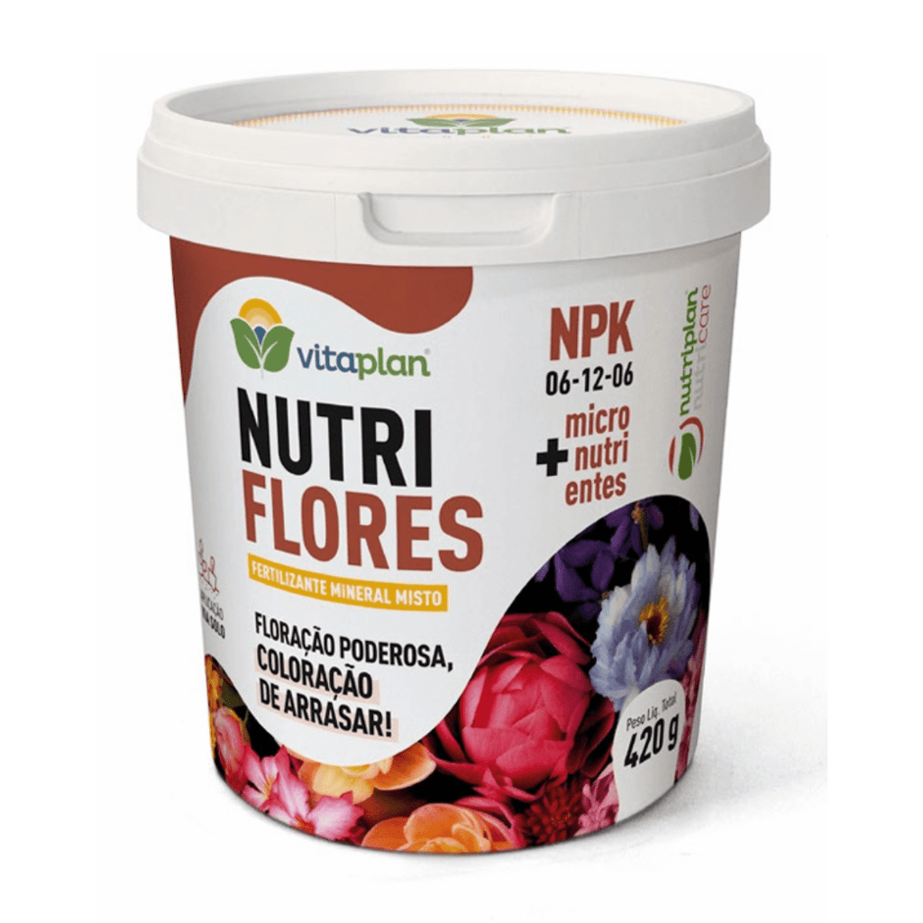 Fertilizante Premium para Flores NutriFlores Vitaplan 420g - Zanagro