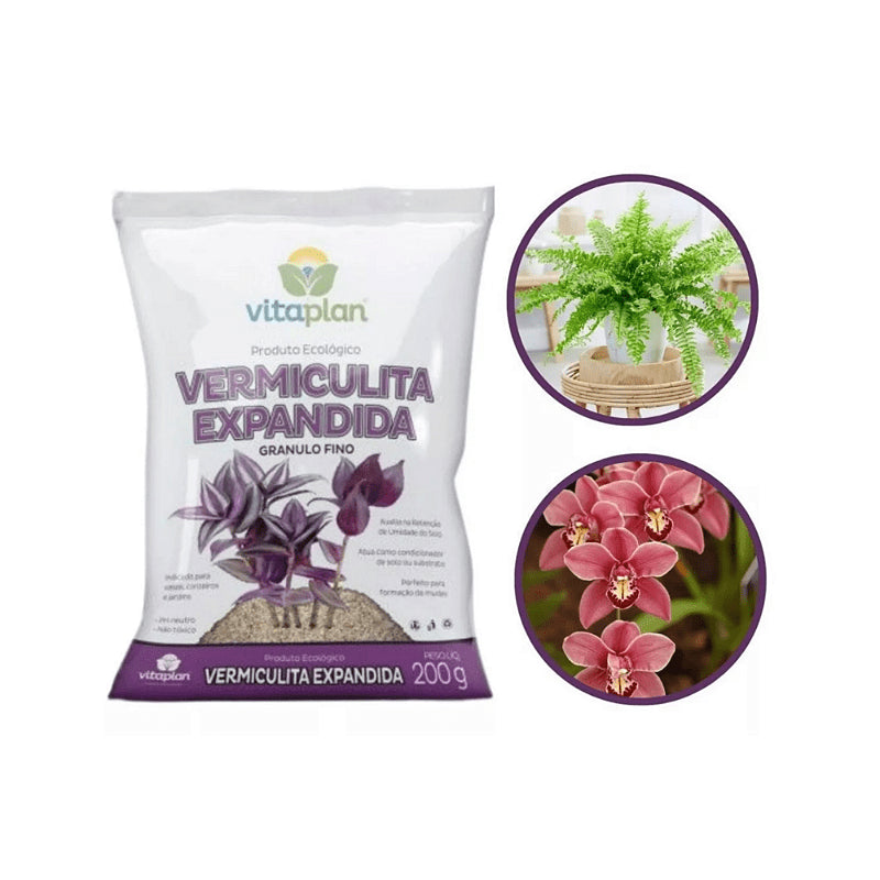 Fertilizante Vermiculita 200g - Vitaplan - Zanagro