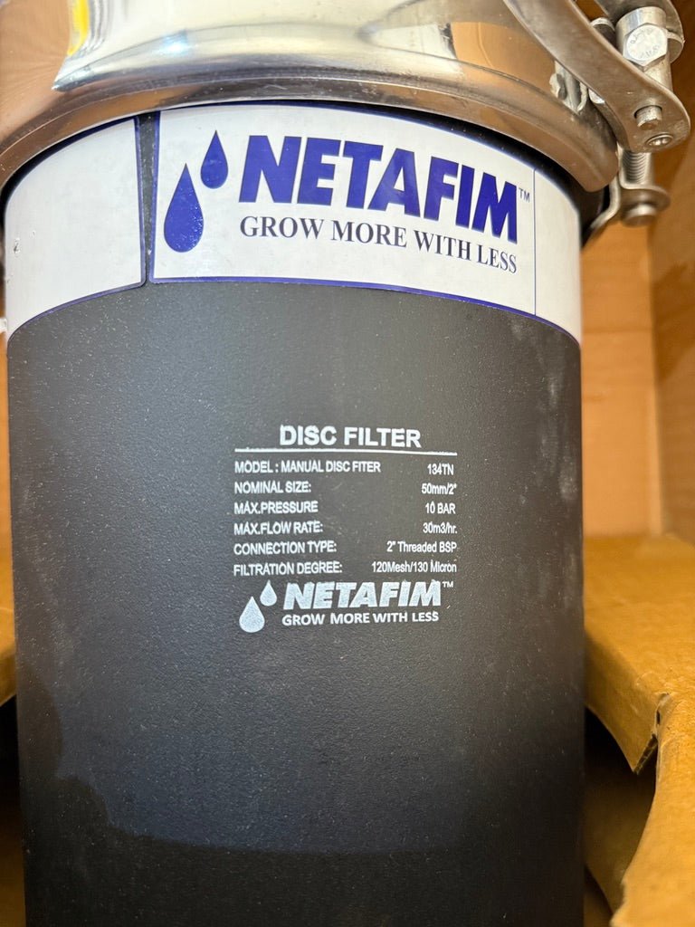 Filtro de Disco 2" Modelo T 120 Mesh 30m³/h – Netafim - Zanagro