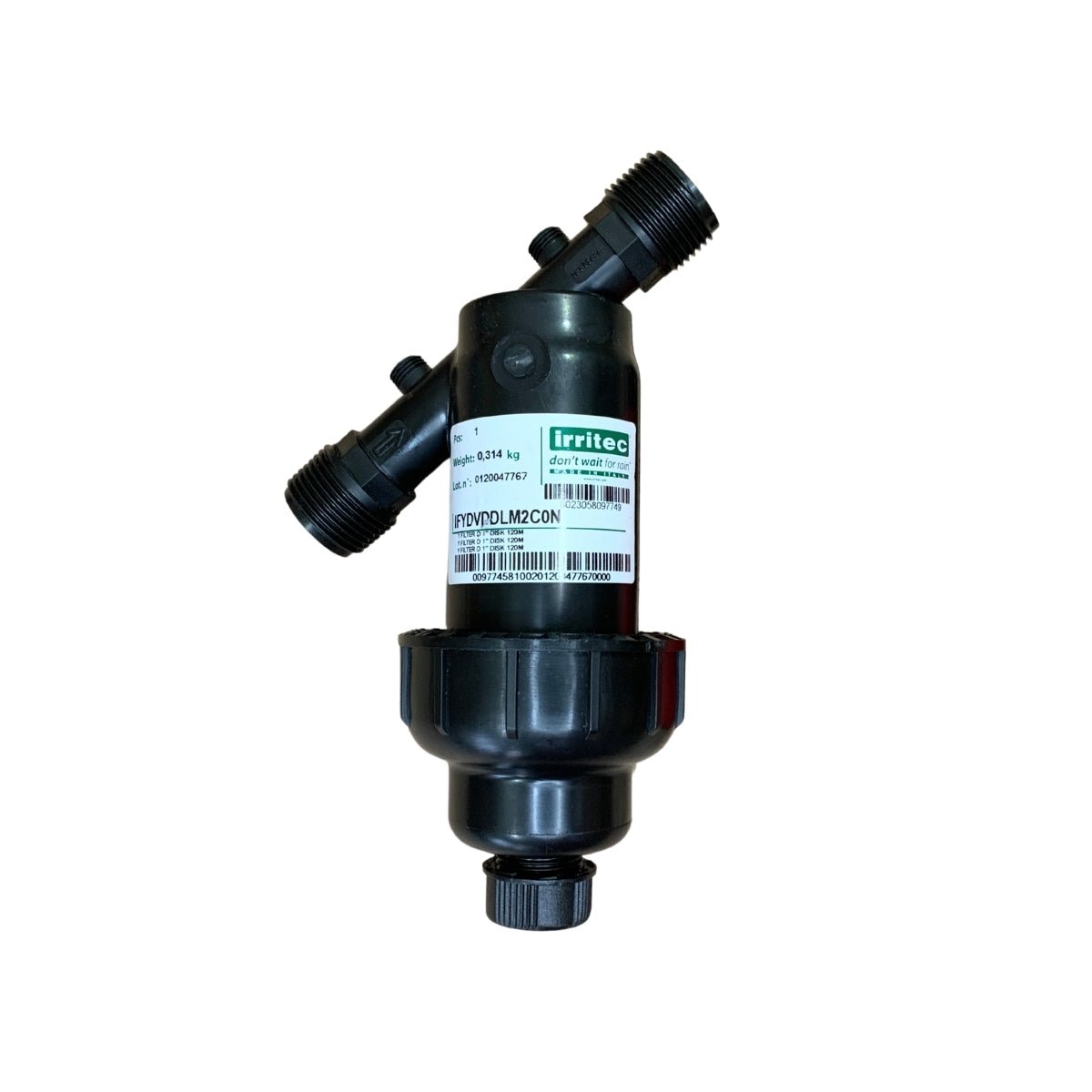 Filtro de Disco Modelo D 120 Mesh 5 m³/h 1" - Irritec - Zanagro
