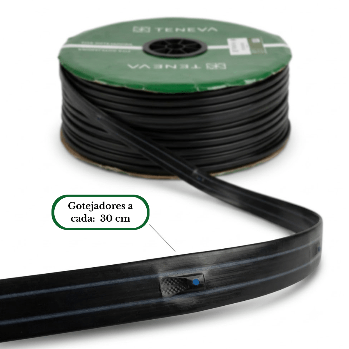 Fita Gotejadora Teneva NC 16mm 8MIL 1,6l/h - 2.000 metros - Zanagro
