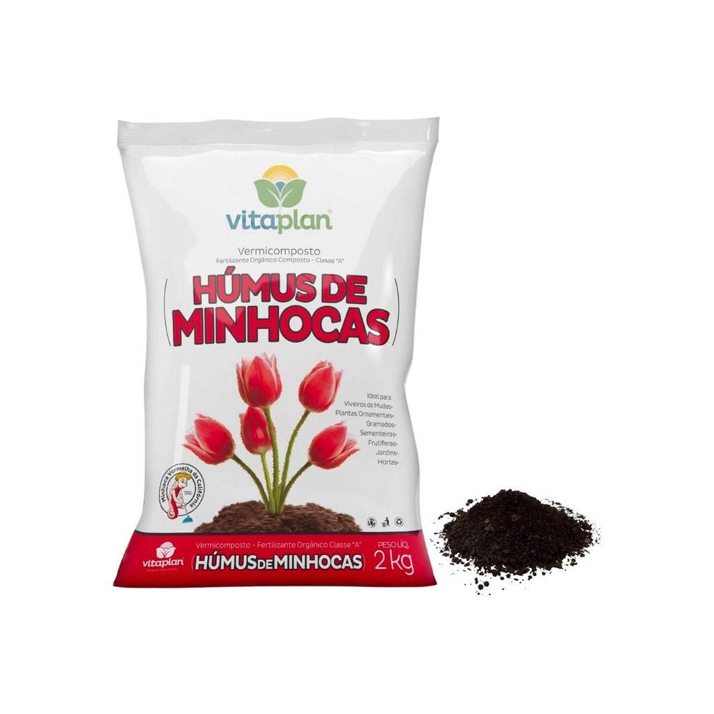 Humus de Minhoca 2kg - Zanagro