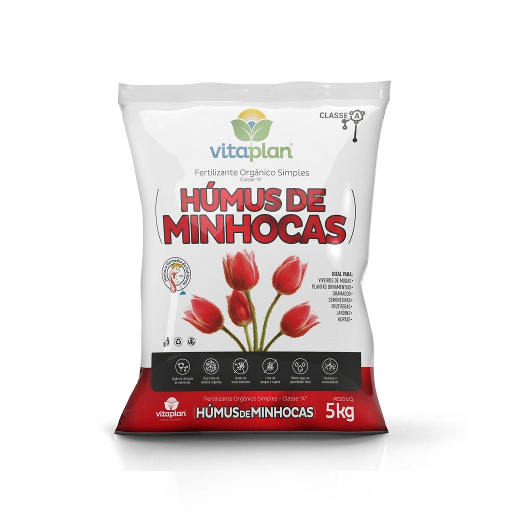 Humus de Minhoca 5,0 kg - Zanagro