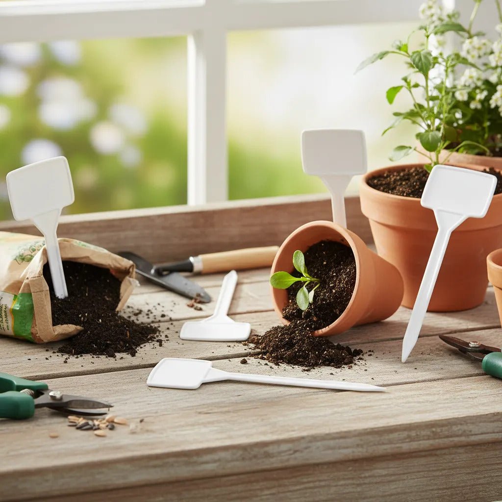 Identificador de Plantas 30cm Nutriplan Branco 50 unid. - Zanagro