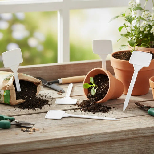 Identificador de Plantas 30cm Nutriplan Branco 50 unid. - Zanagro