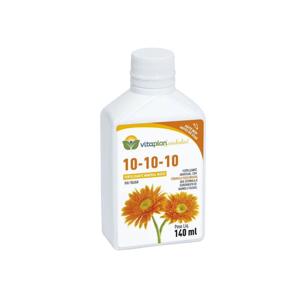 Kit Fertilizantes NPK 10 - 10 - 10 + Enraizador (140ml) Vitaplan - Zanagro