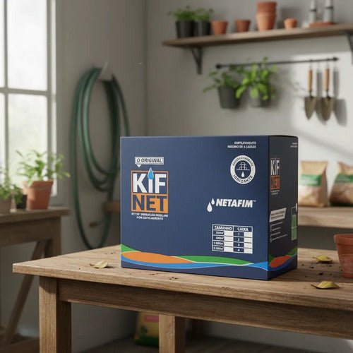 Kit Irrigação Familiar Por Gotejamento Kifnet 500 m² - Netafim - Zanagro