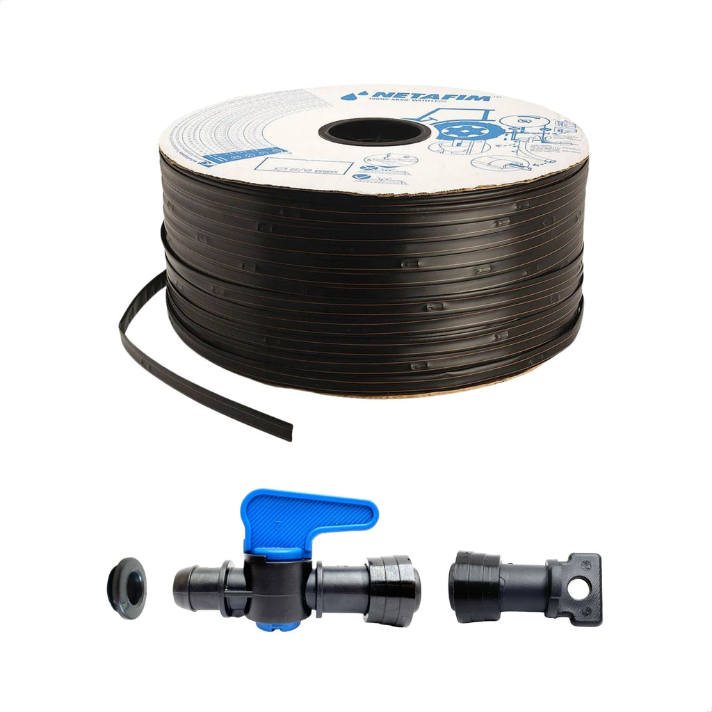 Kit Irrigação por Gotejamento (1.000m tubo + Conexões com Anel Liso) - Zanagro