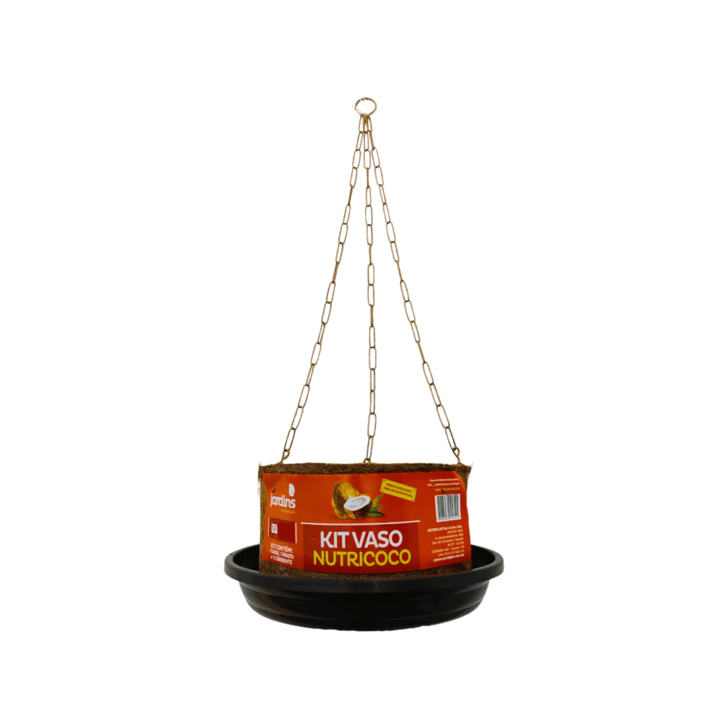 Kit Vaso Nutricoco Nutriplan Nº4 com Prato e Corrente - Zanagro