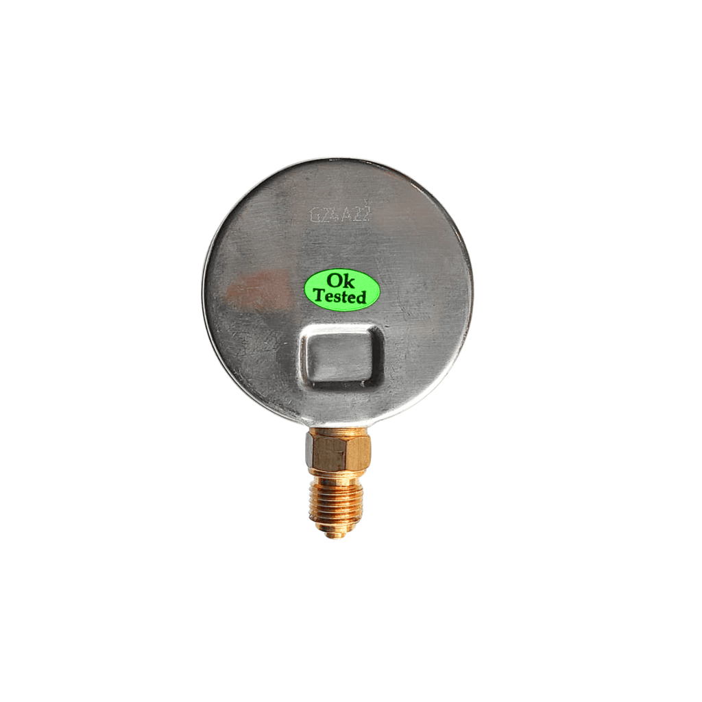 Manômetro com Glicerina 0 a 10 Bar 1/4" - Zanagro