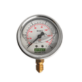 Manômetro com Glicerina 0 a 10 Bar 1/4" - Zanagro