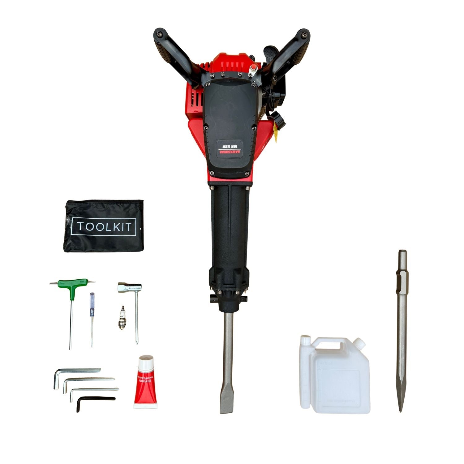 Martelete Rompedor Kawashima MR52G + Óleo 2T - Zanagro