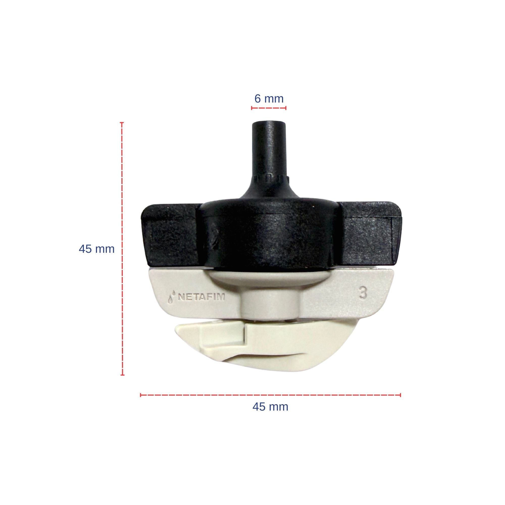 Microaspersor Netafim SpinNet FLT 70 l/h - 100 unid. - Zanagro